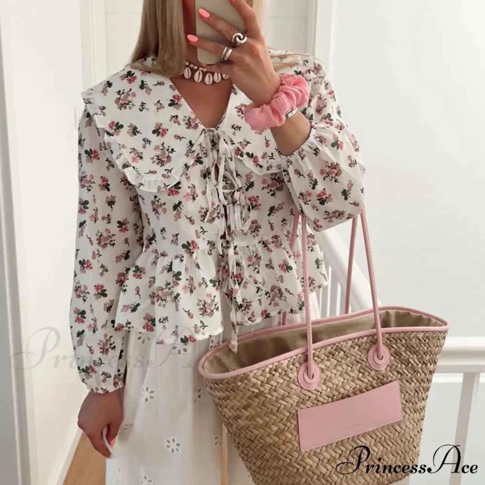 Blooming Babydoll Frilled Blouse - Image 6