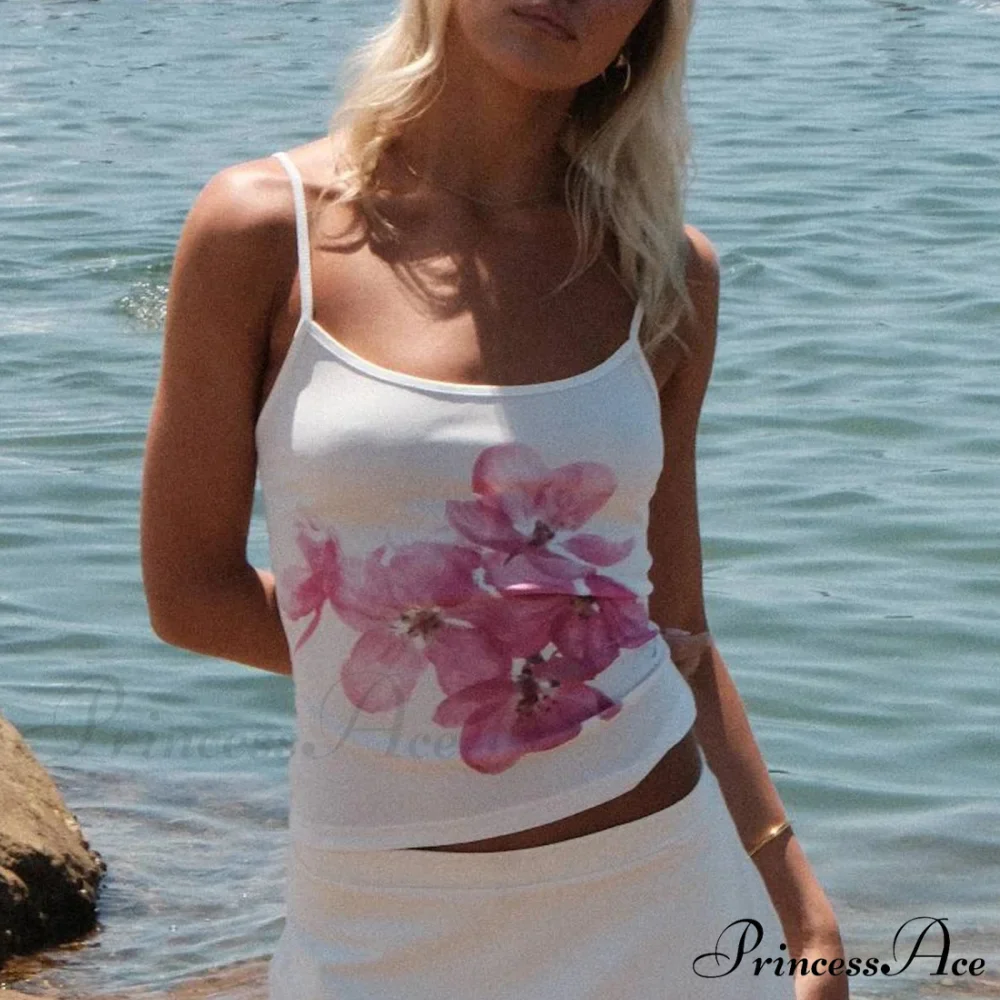 Blossoming Open-Back Slim Crop Top - Image 3