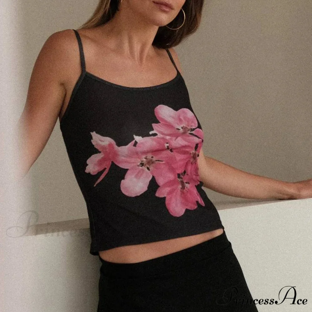 Blossoming Open-Back Slim Crop Top - Image 5