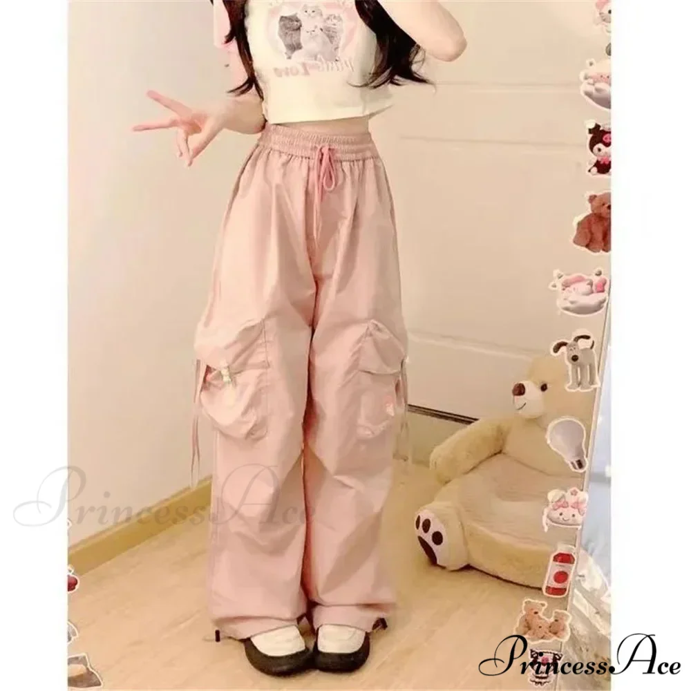 Blue Sugary Stitched Informal Japanese Fashion Pant - Image 4