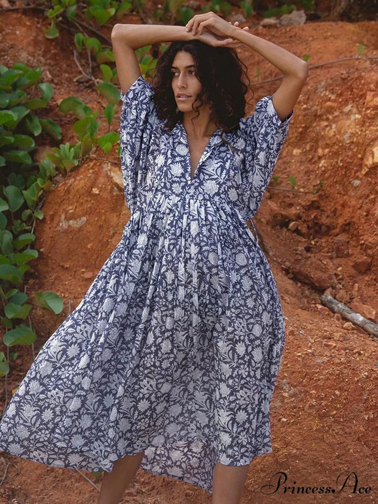 Bohemian Antique Lantern Sleeve Dress - Image 16