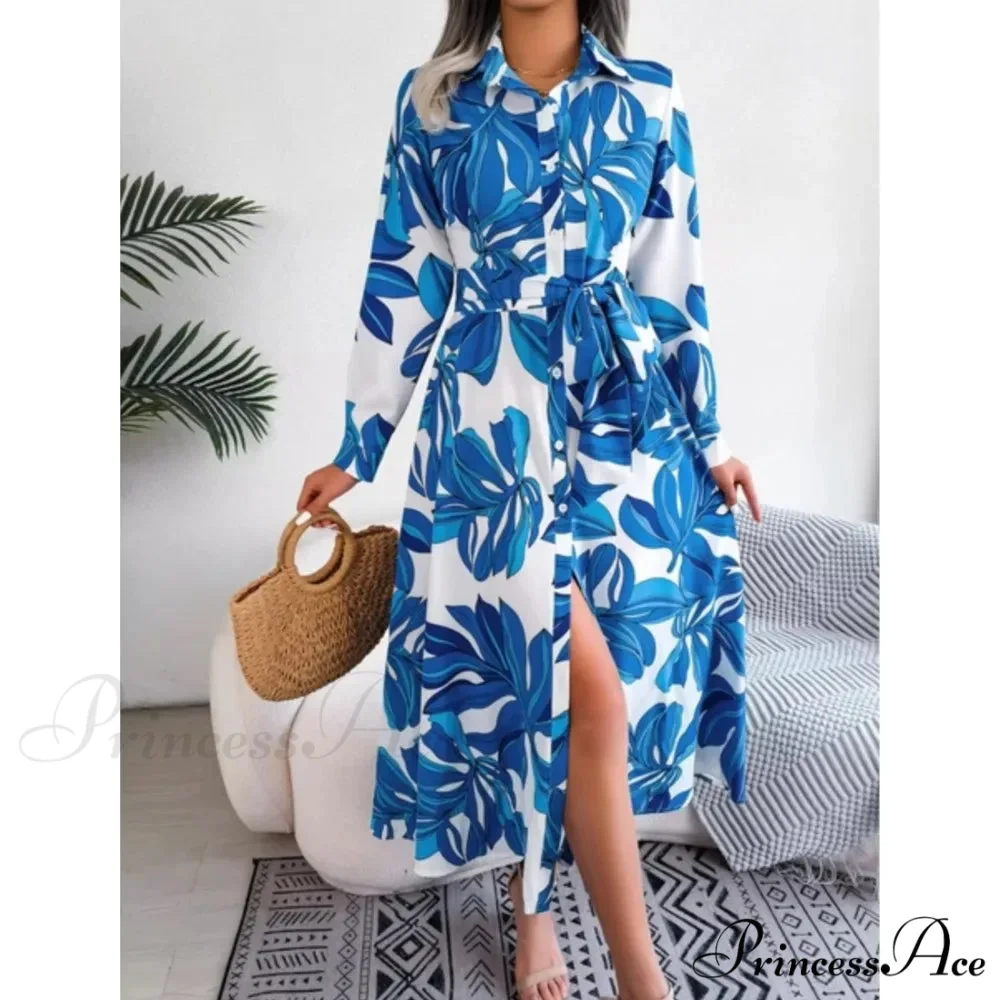 Bohemian Seaside Vacation Flowered Tunic Dress - Image 2