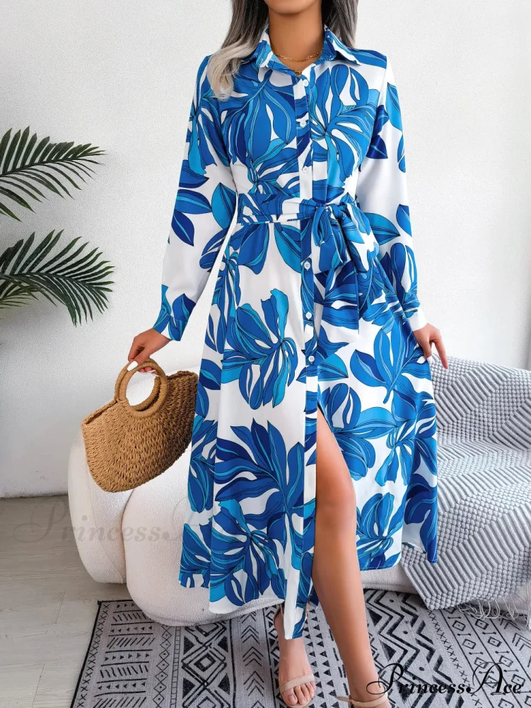 Bohemian Seaside Vacation Flowered Tunic Dress - Image 6