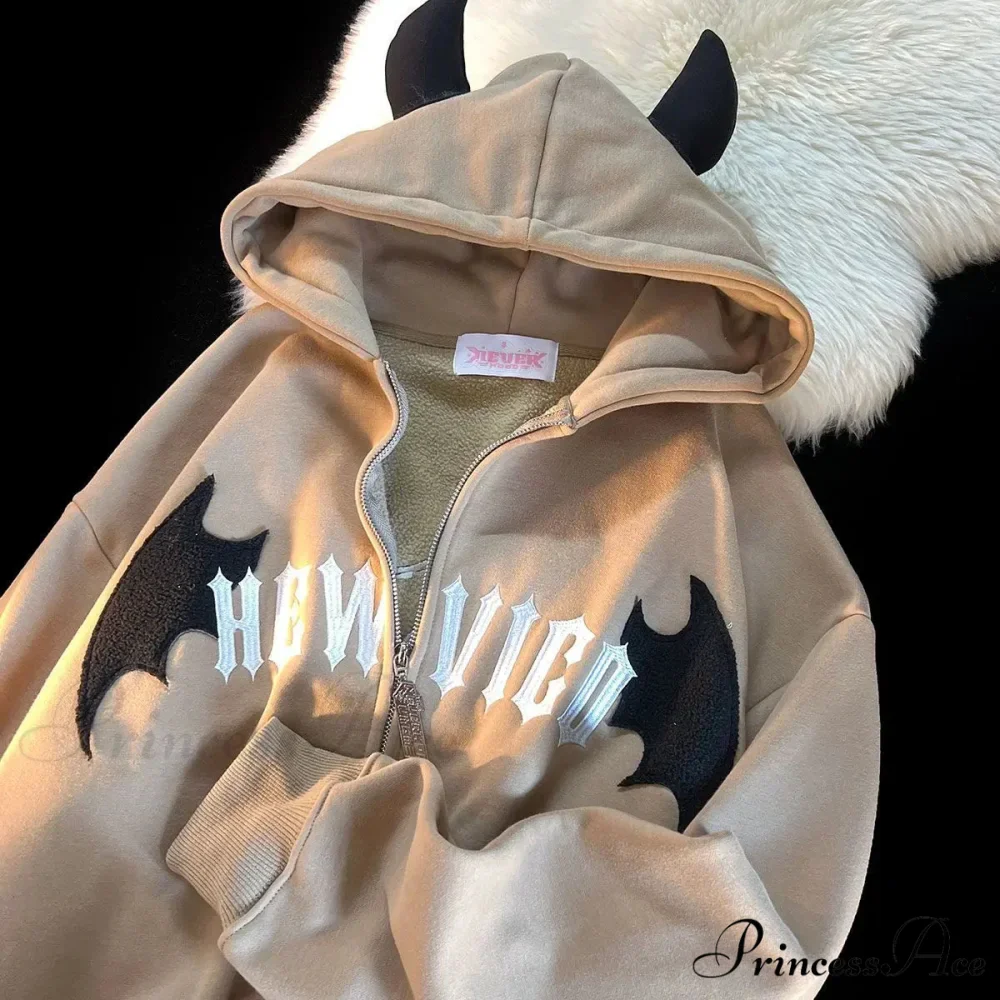 Bony Printed Zipper Hoodie - Image 7
