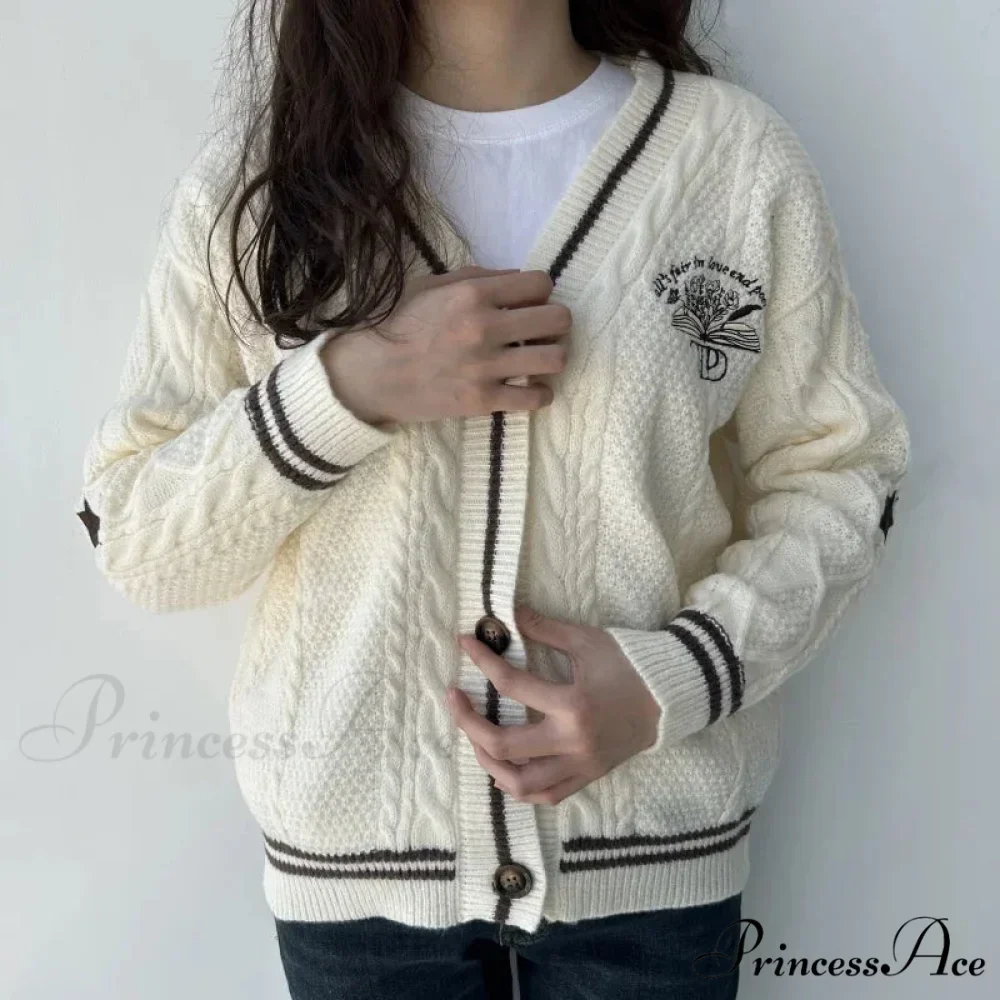 Book TTPD Embroidered Deep V-neck Cardigan - Image 2