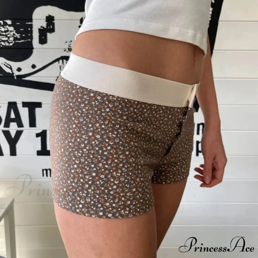 Botanical Button Elastic Lounge Short - Image 6