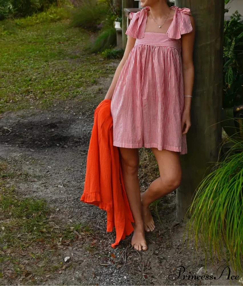 Botanical Lineage Bind Mini Dress - Image 7