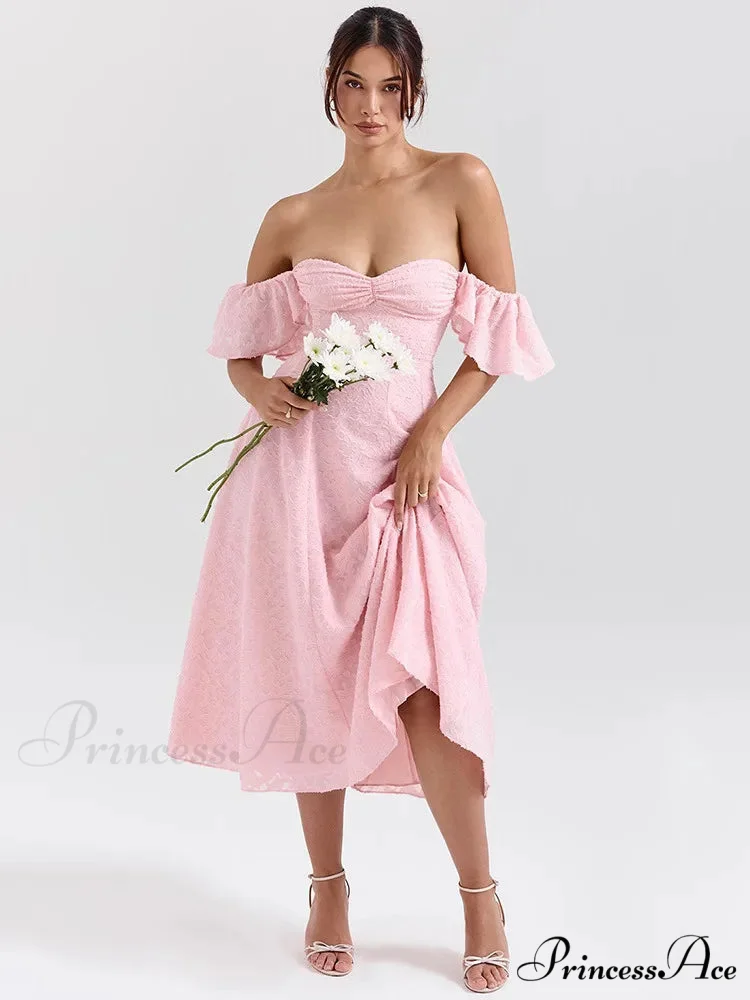 Botanical Waist Tie A-line Holiday Dress - Image 7