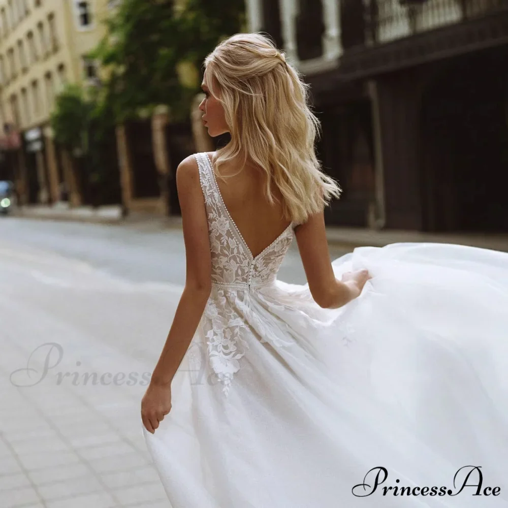 Bowless Ribbon Satin Marriage Gown - Image 3