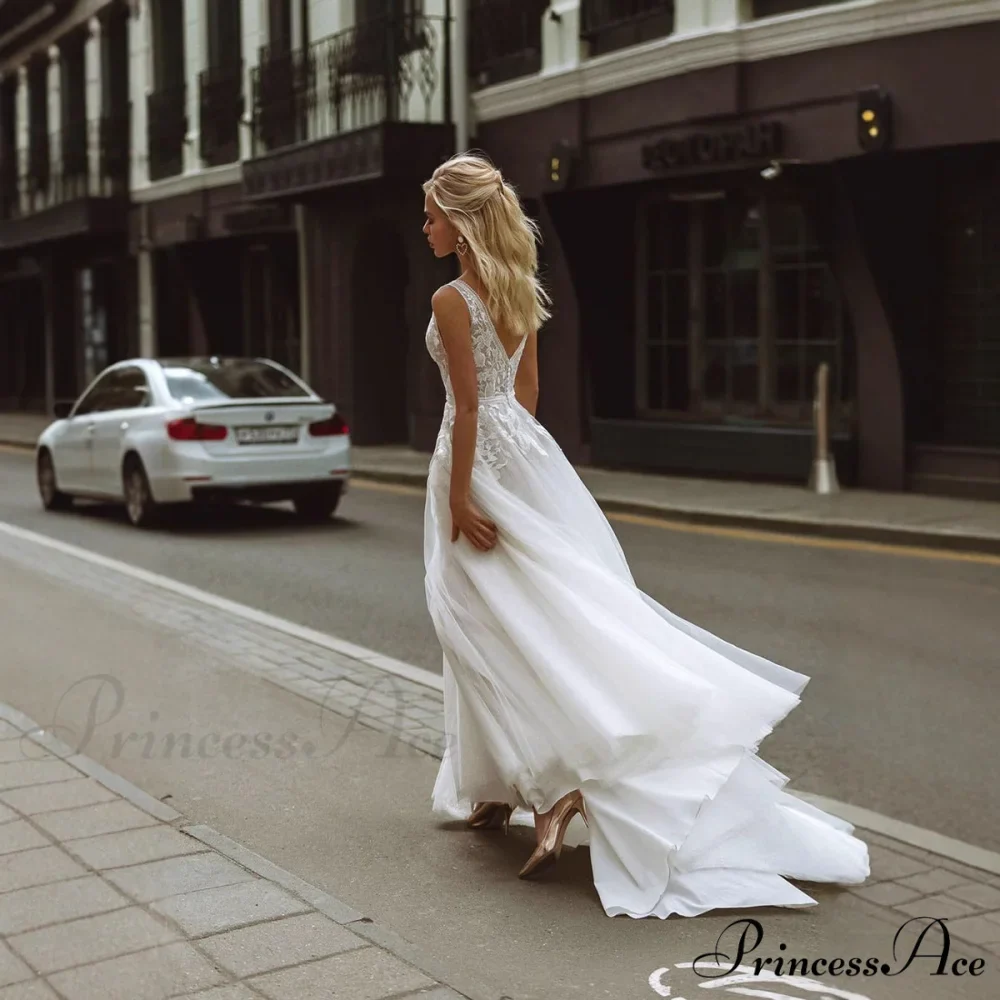 Bowless Ribbon Satin Marriage Gown - Image 4