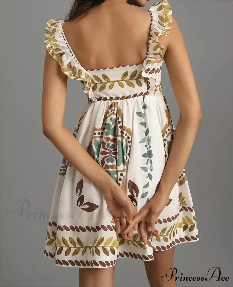 Box Neck Baggy Short Dress - Image 4