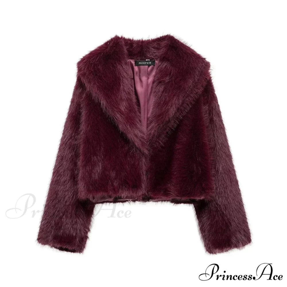 Brown Collar Soft Coat - Image 3