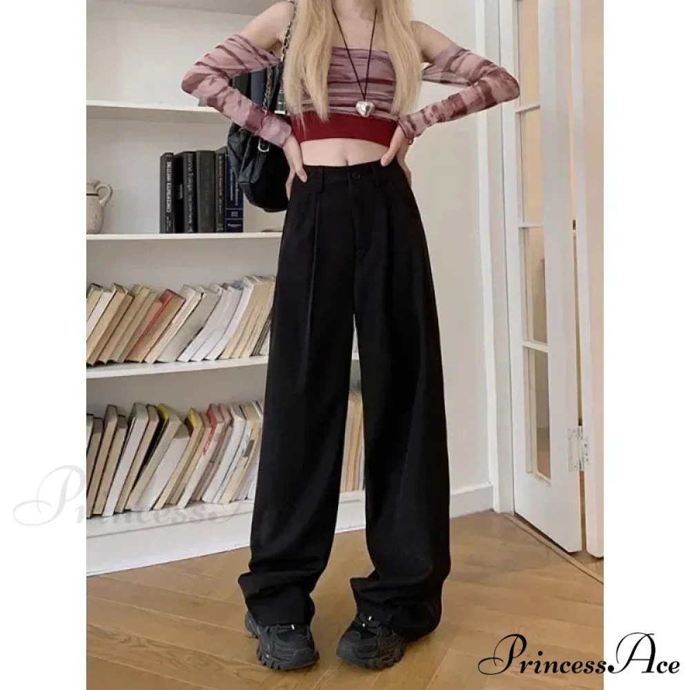 Brown Suit Baggy Office Trousers - Image 3