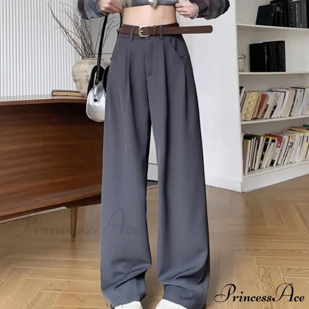 Brown Suit Baggy Office Trousers - Image 4