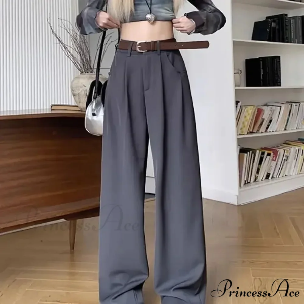 Brown Suit Baggy Office Trousers - Image 7