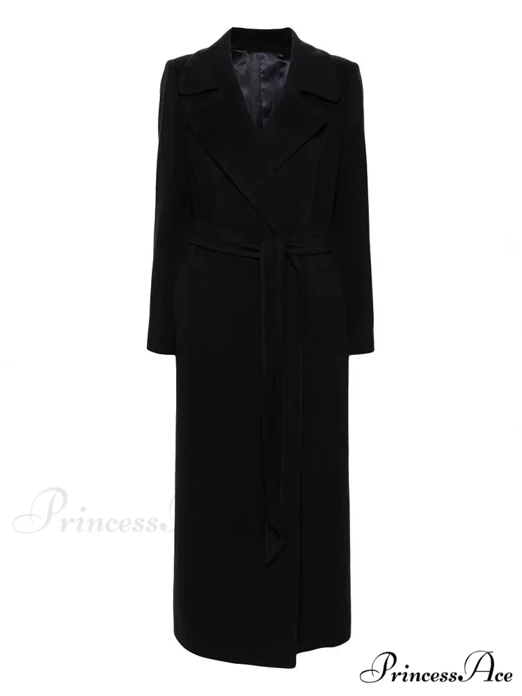 Brown Woolen Lapel Slim Overcoat
Modified Output: Brown Wool Lapel Narrow Overcoat - Image 4