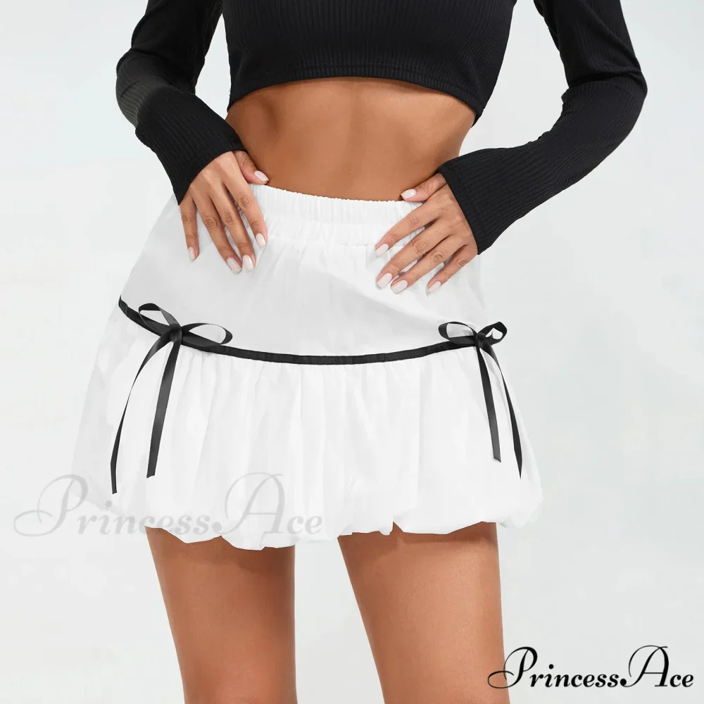 Bubble Ribbon A-Line Skirt - Image 3