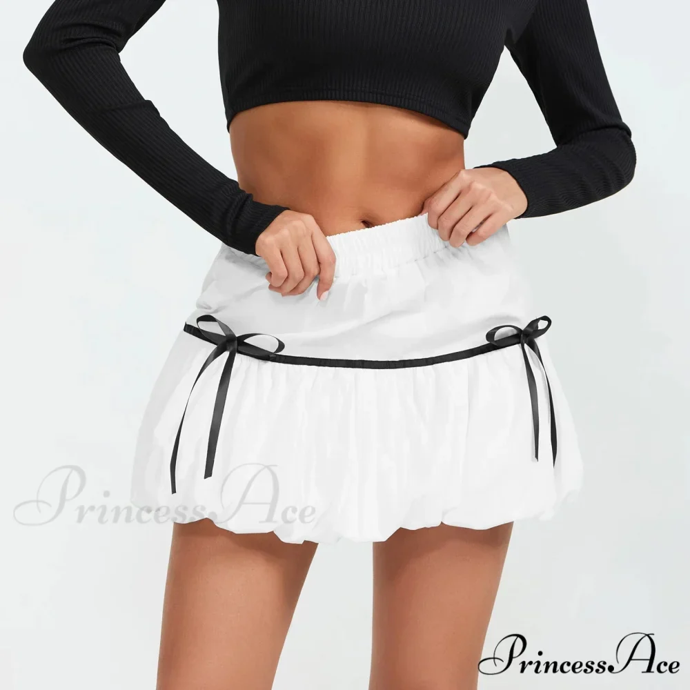 Bubble Ribbon A-Line Skirt - Image 5