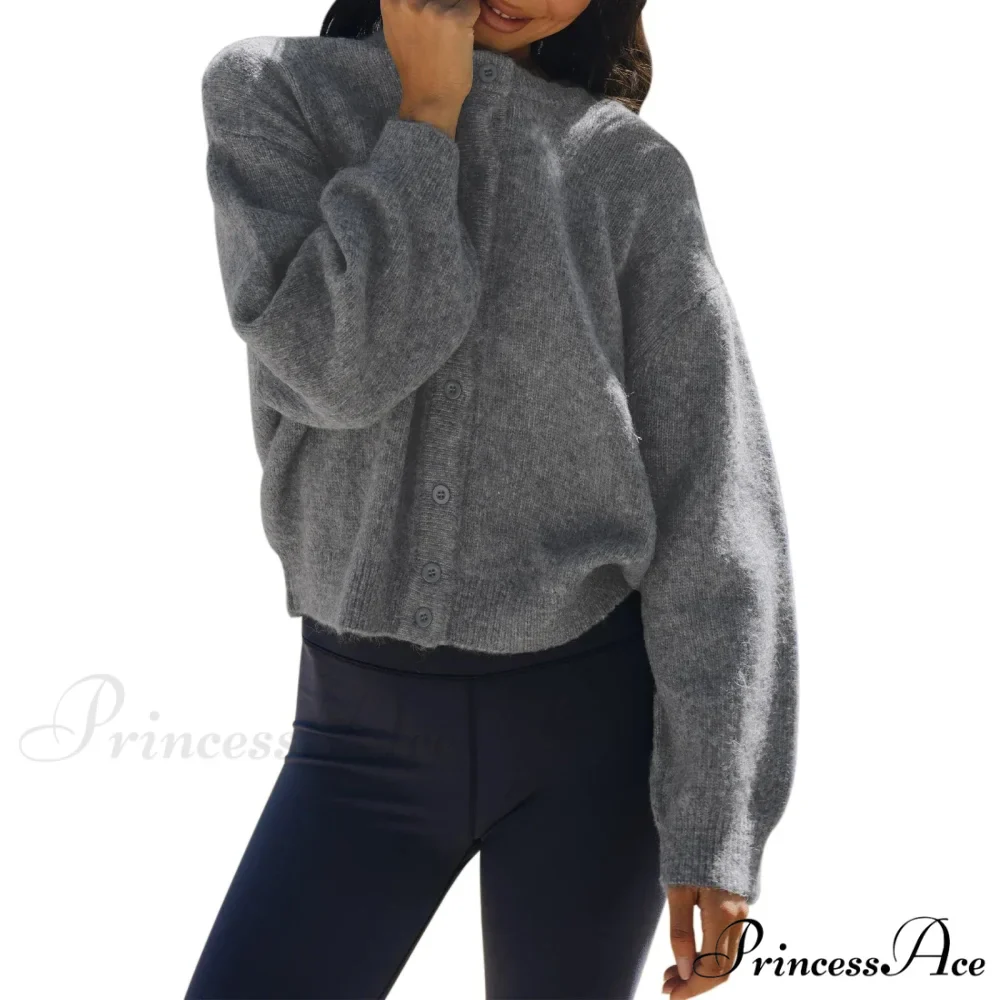 Button Down Airy Knit Cardigan - Image 7
