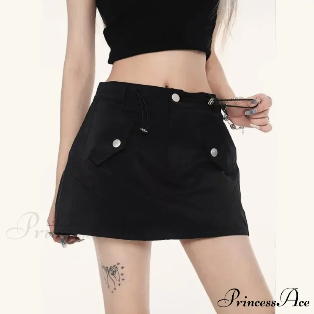 Cargo Pocket Cinch Skirt - Image 2