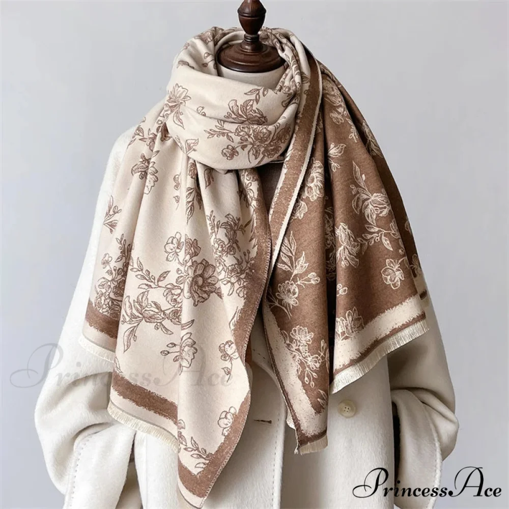 Cashmere Tartan Plaid Wool Scarf - Image 5