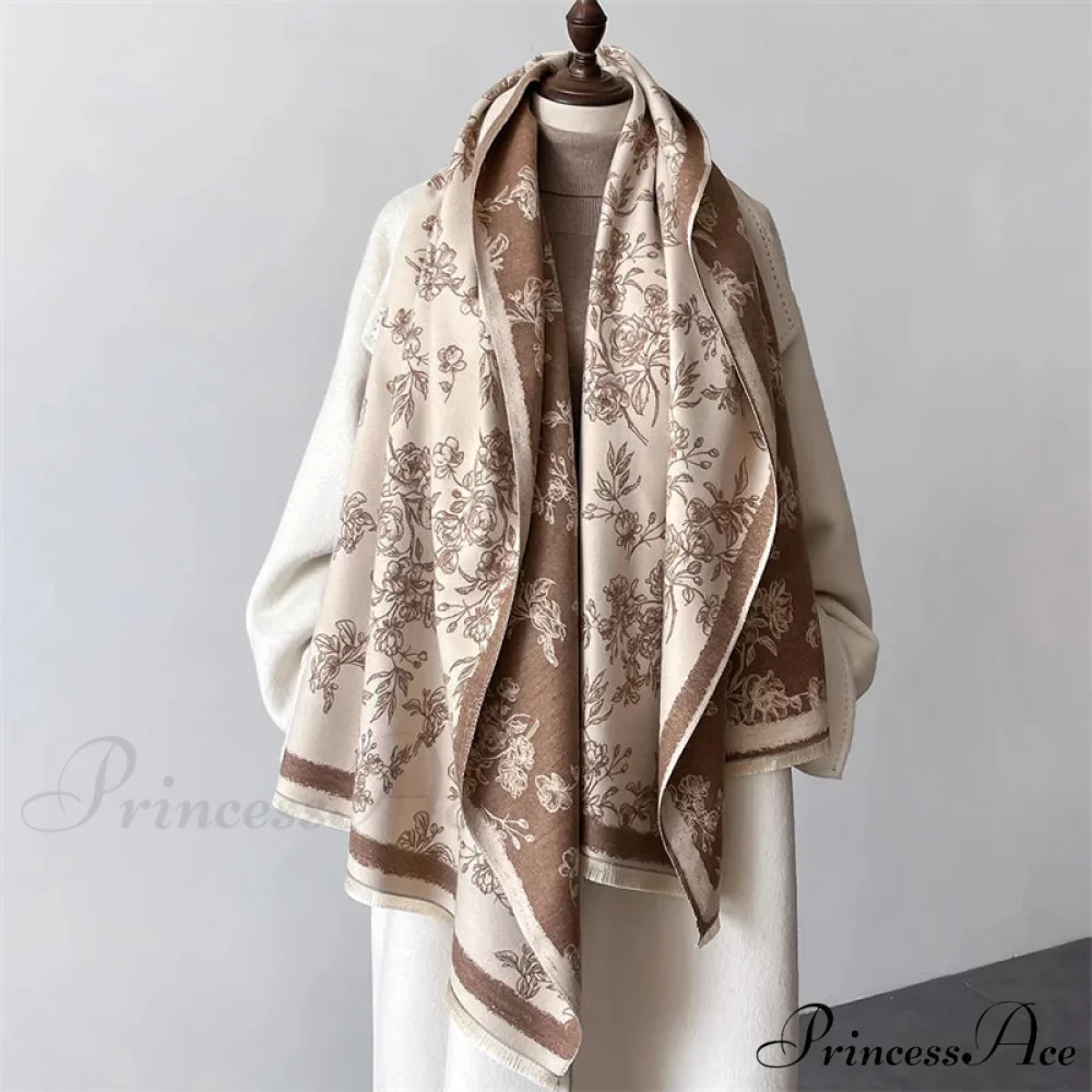 Cashmere Tartan Plaid Wool Scarf - Image 6