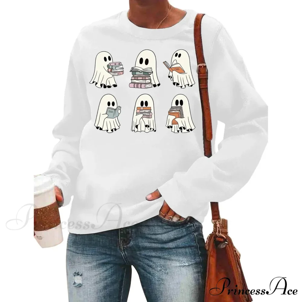 Casual Y2K Graphic Fun Cute Reading Hoodie - Image 2