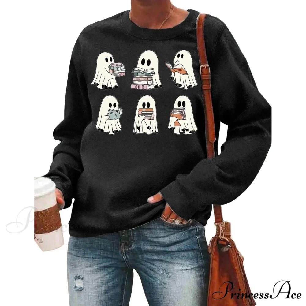 Casual Y2K Graphic Fun Cute Reading Hoodie - Image 3