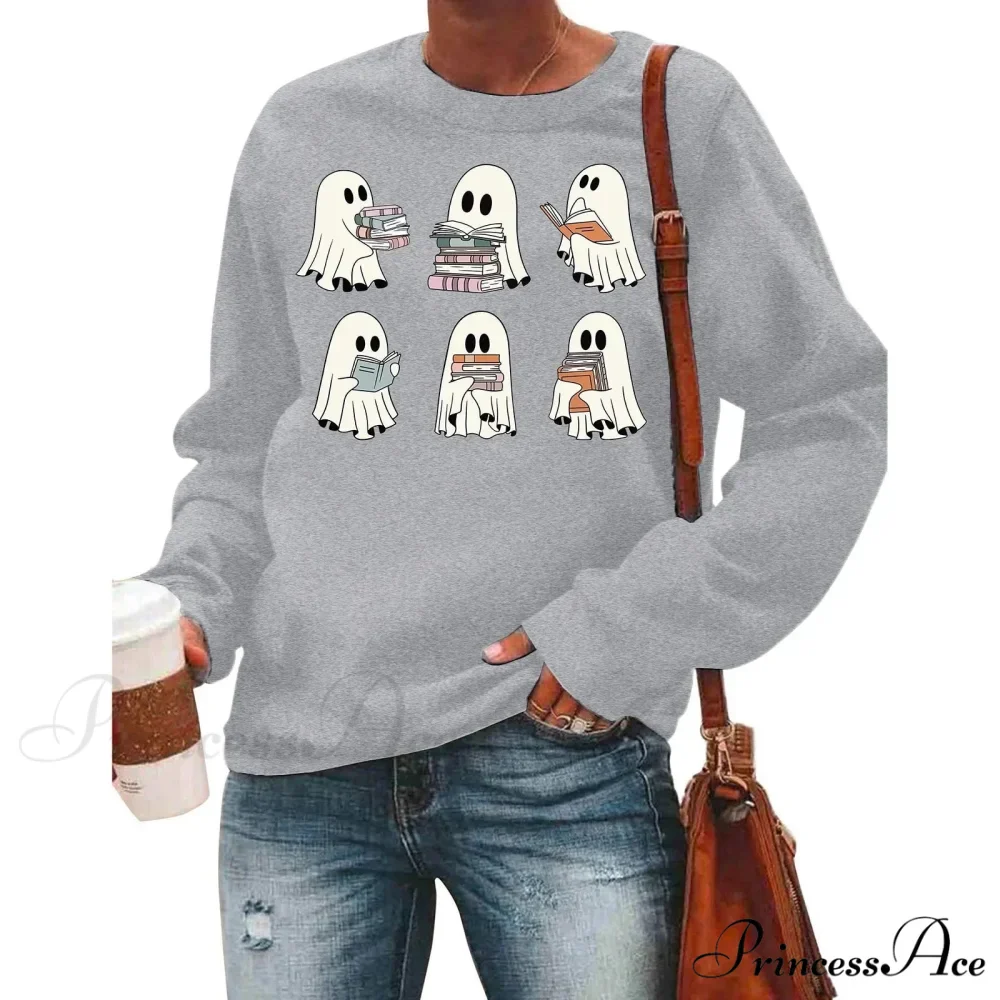 Casual Y2K Graphic Fun Cute Reading Hoodie - Image 4