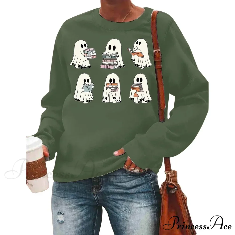 Casual Y2K Graphic Fun Cute Reading Hoodie - Image 6