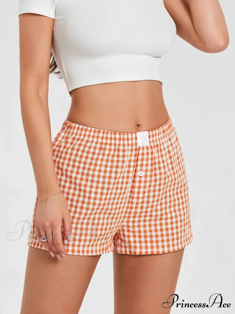 Checkered Baggy Lounge Short - Image 3