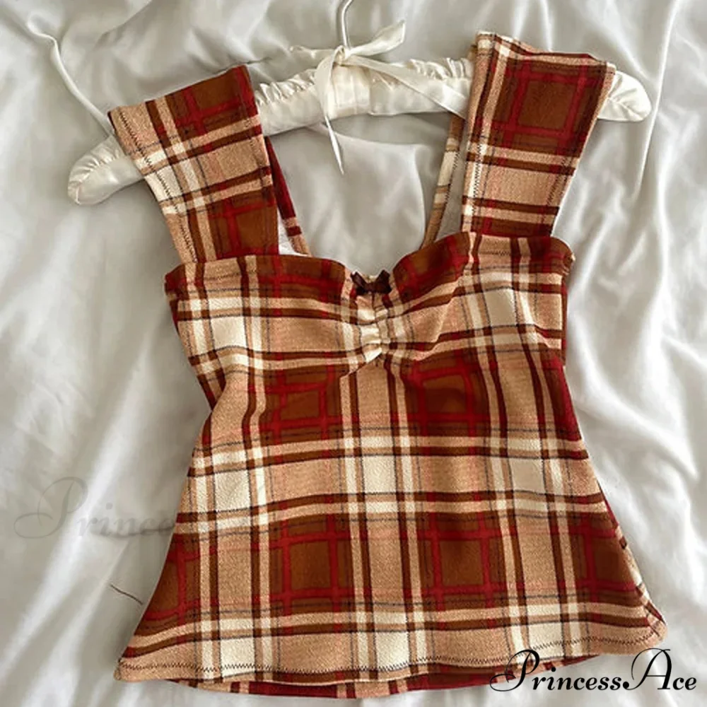 Checkered Lines Square Crop Top - Image 6