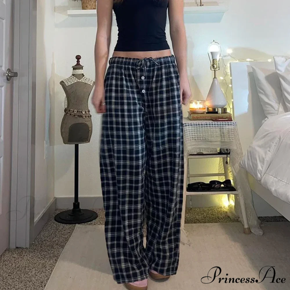 Checkered Straight Classic Relaxed Fit Jogger Pant - Image 3