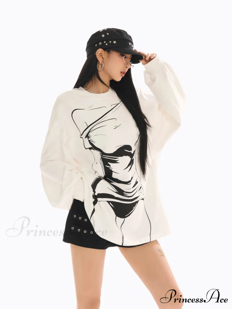 Chic Vintage Sexy Perspective Cozy Comfortable Hoodie - Image 5