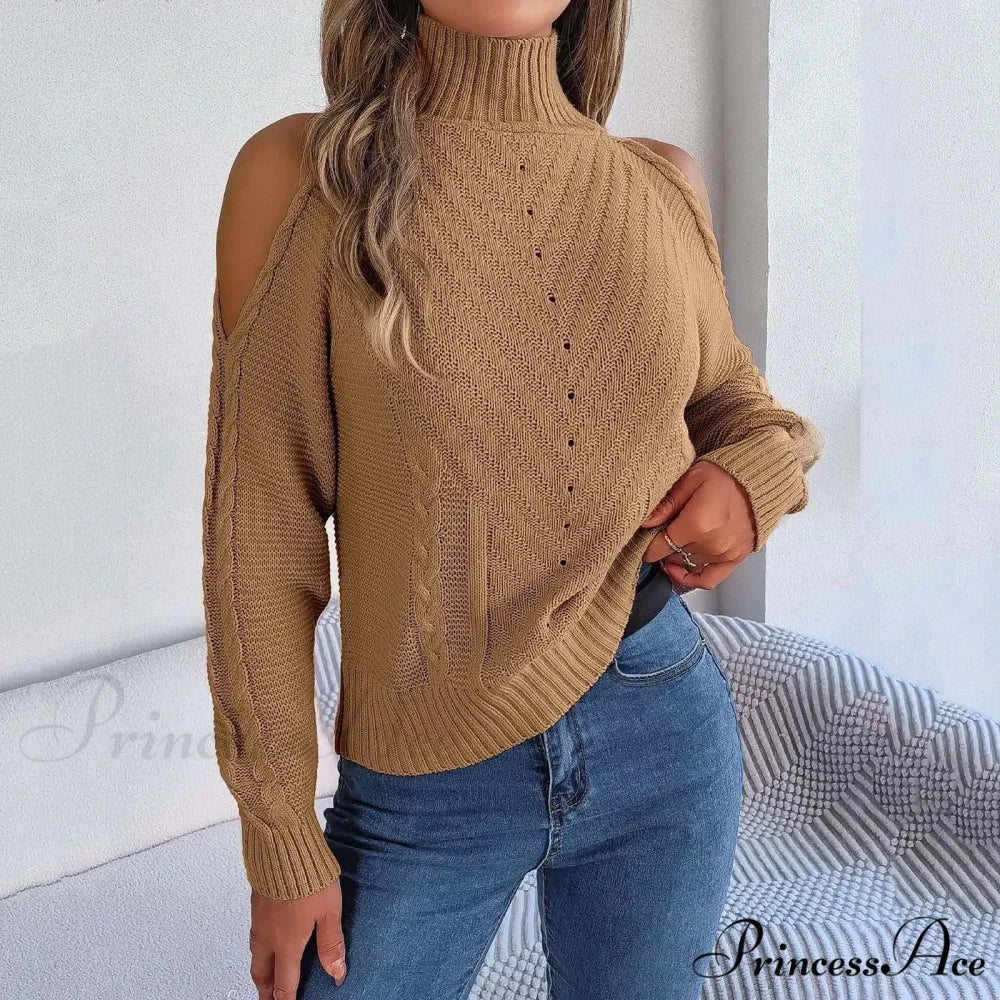 Chilly Disregard Baggy High-neck Sweater - Image 3