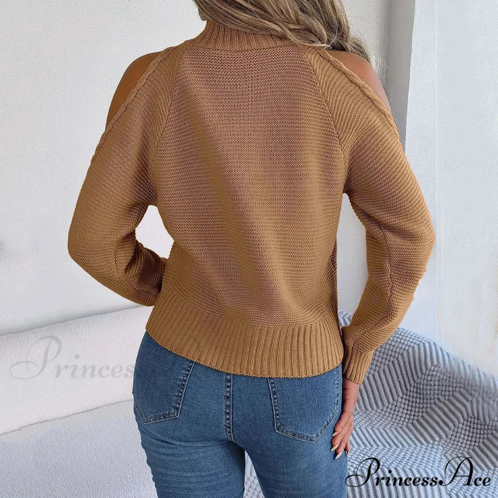 Chilly Disregard Baggy High-neck Sweater - Image 4
