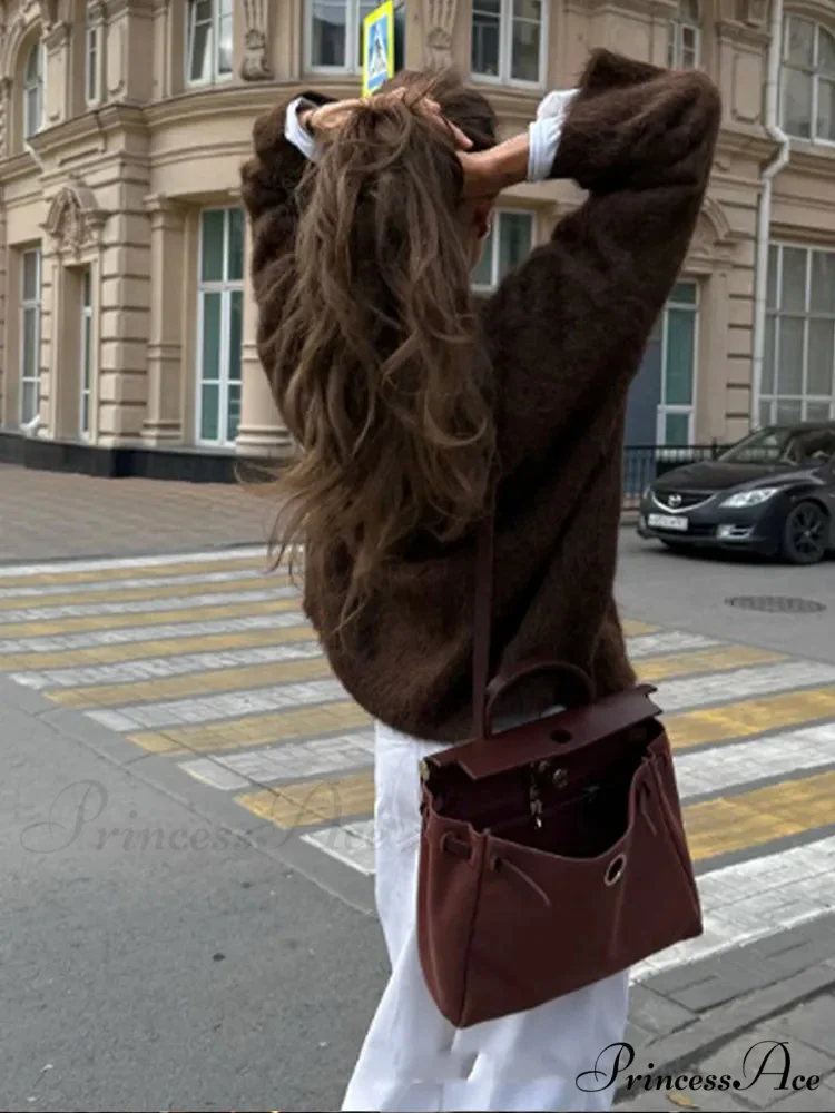 Circular Neck Cashmere Antique Jumper - Image 2