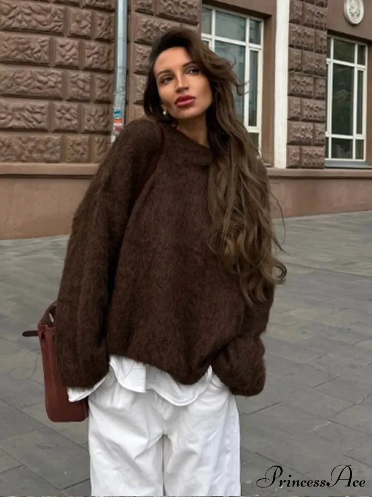 Circular Neck Cashmere Antique Jumper - Image 3