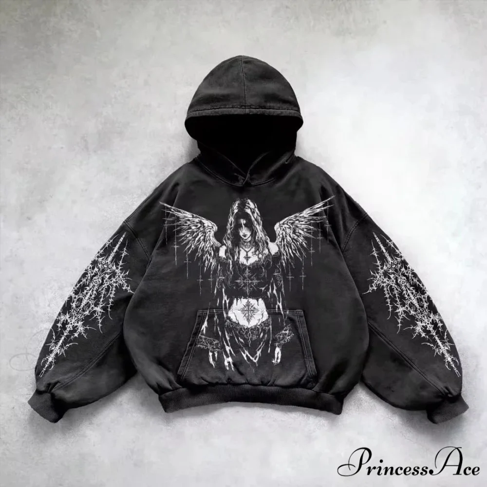 Clown Dark Print Fleece Zipper Hoodie - Image 9