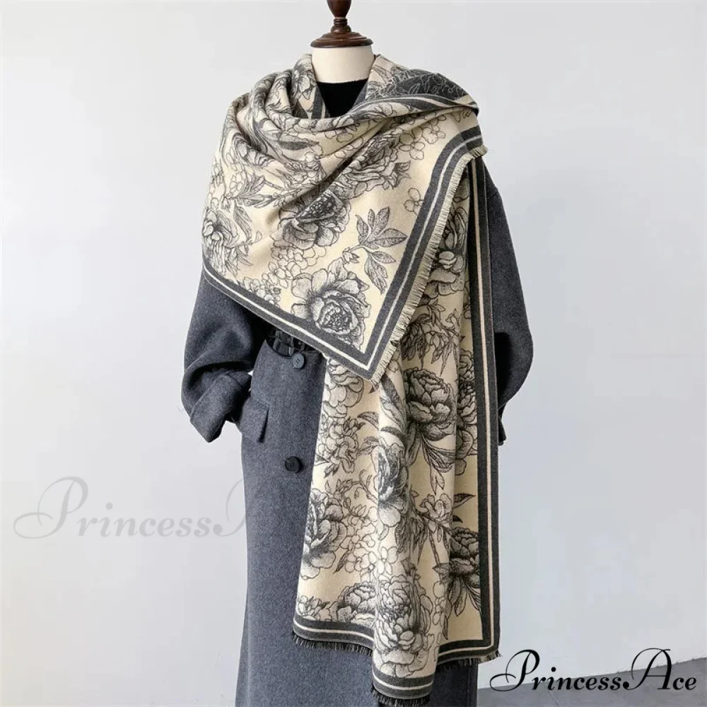 Cold Cashmere Pashmina Wrap Scarf - Image 5