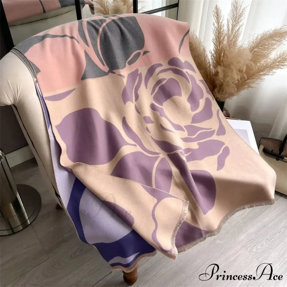 Cold Cashmere Poncho Cover Scarf - Image 10