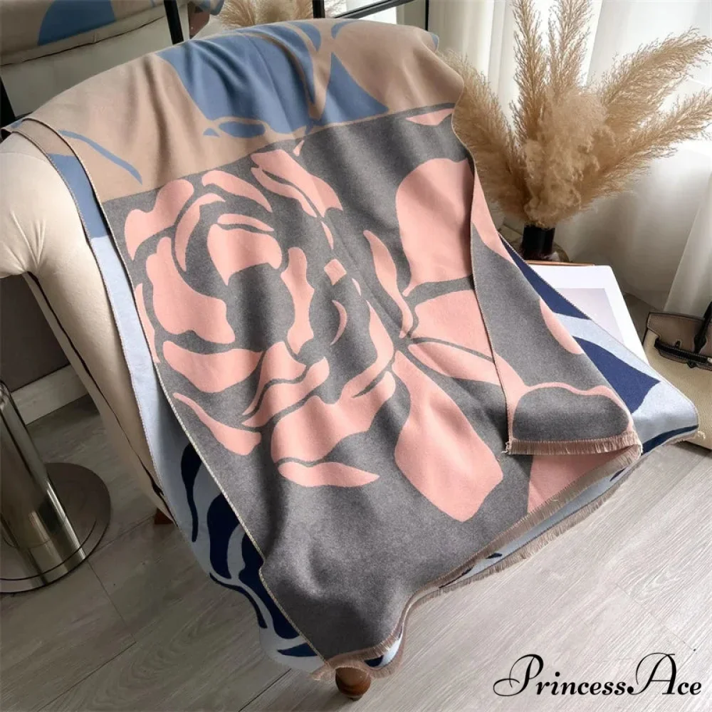 Cold Cashmere Poncho Cover Scarf - Image 2