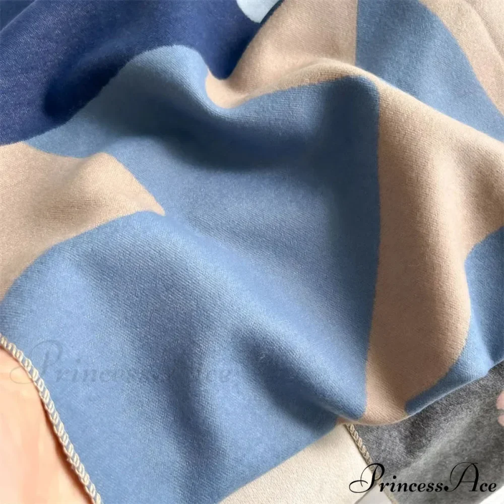 Cold Cashmere Poncho Cover Scarf - Image 3