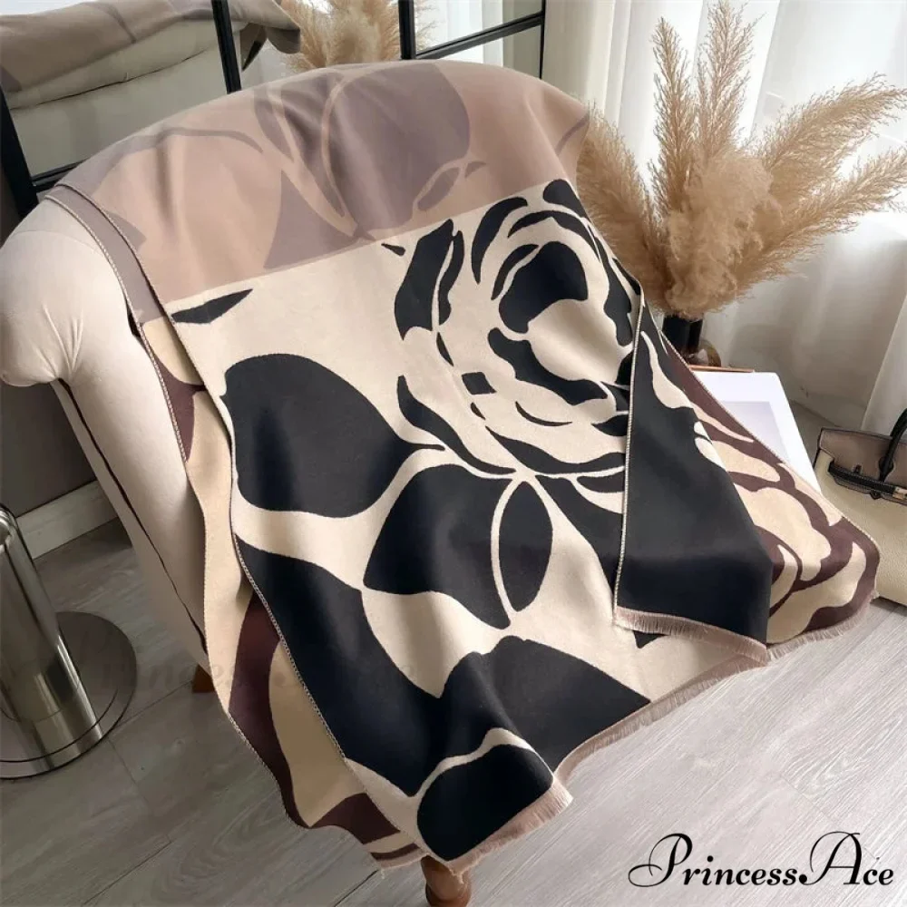Cold Cashmere Poncho Cover Scarf - Image 4