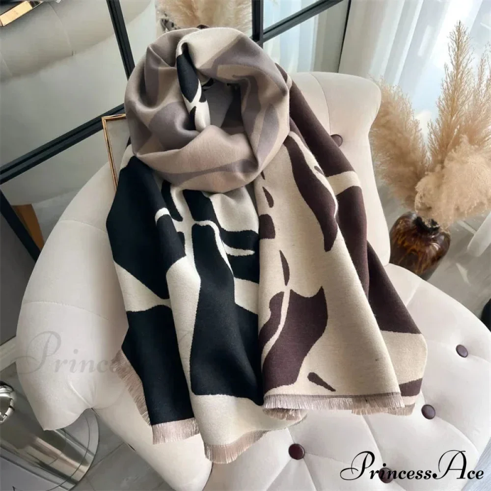 Cold Cashmere Poncho Cover Scarf - Image 5