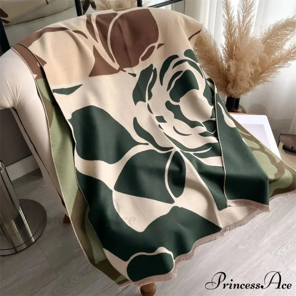 Cold Cashmere Poncho Cover Scarf - Image 8
