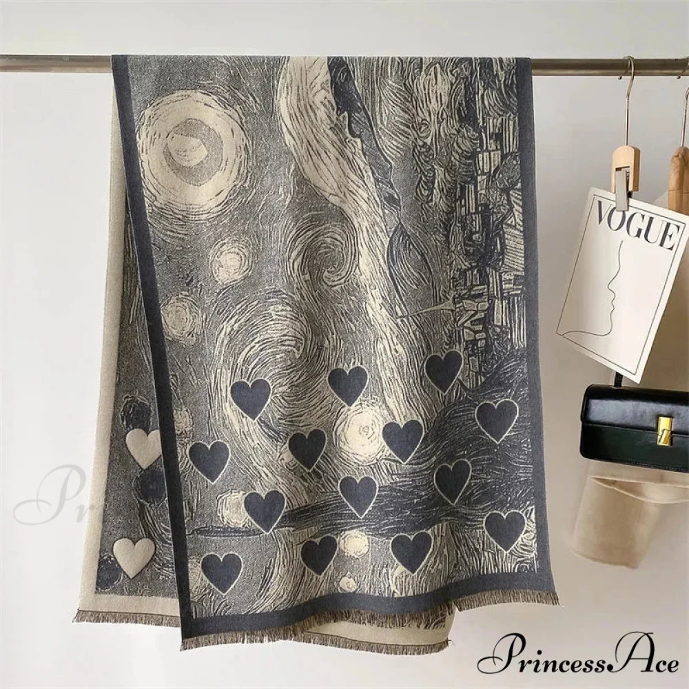 Cold Cashmere Shawl Wrap Scarf - Image 3