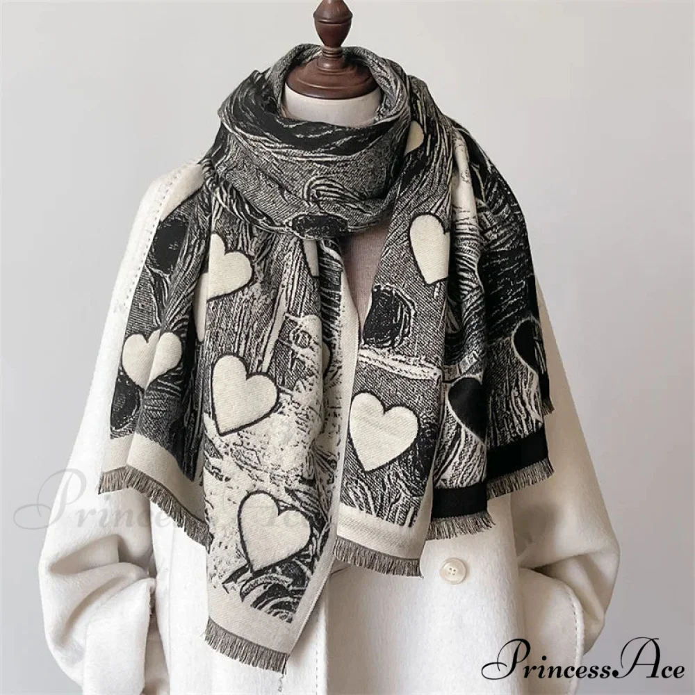 Cold Cashmere Shawl Wrap Scarf - Image 5