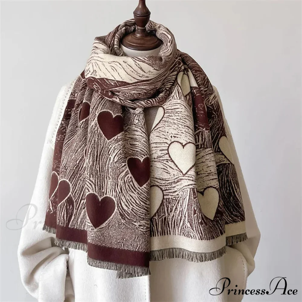 Cold Cashmere Shawl Wrap Scarf - Image 6
