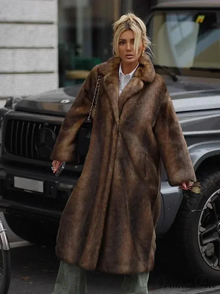 Cold Lapel Baggy Extended Coat - Image 2